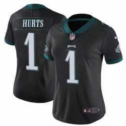 Women's Philadelphia Eagles #1 Jalen Hurts Limited Black Vapor Untouchable NFL Jersey,We sell and wholesale Women's Philadelphia Eagles #1 Jalen Hurts Limited Black Vapor Untouchable NFL Jersey on line form chian!